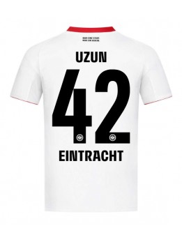 Billige Eintracht Frankfurt Can Uzun #42 Bortedrakt 2025-26 Kortermet